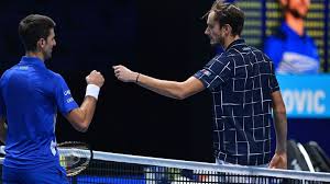It was the 18th grand slam title for the world number one men's tennis player, moving him within two of all time. Novak Djokovic Stunned By Daniil Medvedev At Atp Finals In London Tennis News Sky Sports