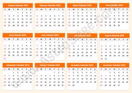 Printable Calendar 2020 With Holidays Download Free Printable Calendar 2020