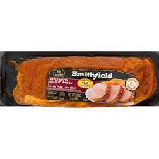Marinade amount is tripled from original recipe so that there is plenty of sauce. Save On Smithfield Marinated Pork Loin Filet Applewood Smpked Bacon Order Online Delivery Giant