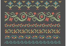 A color printer works best for animals, flowers, holidays and children's designs are all available. Cross Stitch Flowers Free Vector Art 13 Free Downloads