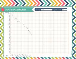 Weight Loss Progress Chart Printable Download Thanks For
