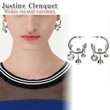 楽天市場】ジュスティーヌクランケ Justine Clenquet アルバ ピアス Alva earrings シルバー レディース メンズ  ユニセックス パラジウム[アクセサリー] ユ00582 : WILLS