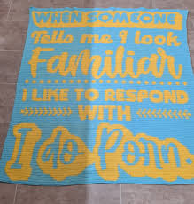 I Do Porn Crochet Blanket Pattern - Etsy