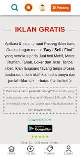 Kontak pasang iklan gratis bila ada pertanyaan mengenai cara pasang iklan atau kerja sama maupun pemesanan slot iklan premium, silahkan hubungi kami melalui: Am Iklan Iklan Baris Online Fur Android Apk Herunterladen