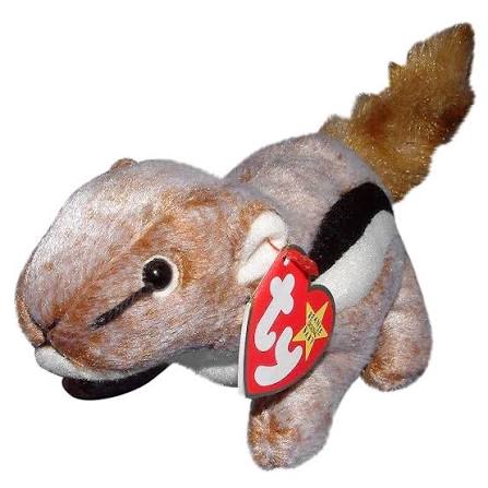 Chipper — Ty Beanie Baby chipmunk (1999)
