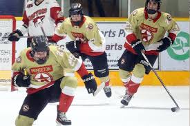 Princeton Posse playing at the top of the KIJHL