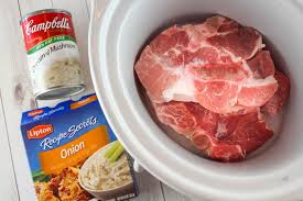 Use prepared soups, soup mix, and ranch dressing mix with onion and grilled kurobuta pork chops with miso saucepork. 3 Ingredient Crock Pot Pork Chops The Food Hussy