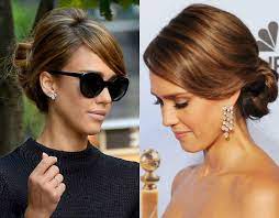 Celebrity Inspired Fancy Wedding Updo Hairstyles To Plan You Bride In Celebrity Wedding Hair Updos Celebrity Hair Updos Celebrity Wedding Hair Celebrity Updos