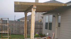 You can adjust the slope of the roof to suit your needs. How To Build A Patio Cover Must Watch Youtube