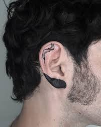 The most common behind the ear tattoo designs are tiny birds, flowers, anchors, cross, wings, sacred geometry, butterflies, and animals. 24 Amazing Behind The Ear Tattoo Design Ideas And What They Mean Saved Tattoo