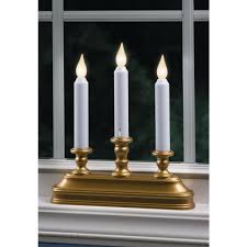 Xodus Innovations 10 25 In Warm White Led Battery Operated Candle With Antique Brass Candelabra Fpc1530b The Home Depot