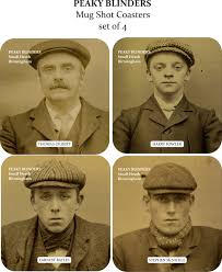 Peaky Blinders Coaster Set Jpg 2418 2943 Peaky Blinders Mug Shots Robin Hood Bbc