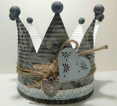 Kaeptnfraune Krone Konservendose Blikke Kroon Windlicht Upcycling Diy Krone Basteln Blechdosen Basteln Basteln Mit Dosen