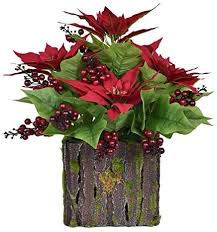 How to protect garden pots during winters? Buy Yatai Artificial Red Poinsettia Flowers Potted Artificial Plants In Ceramic Vase For Home Garden Office D Eacute Cor Online Shop Home Garden On Carrefour Uae