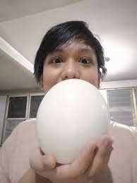 Ostrich egg found by my chooks