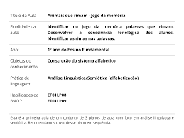 Eles podem mover apenas nos quadrads livres. Animais Que Rimam Jogo Da Memoria 1Âº Ano Lingua Portuguesa