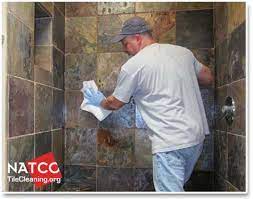 It smells like dirt every time someone uses the shower. How To Seal And Protect Slate Shower Tiles