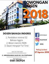Pemerintah kota bekasi membuka lowongan cpns 2018. Lowongan Kerja Dosen 2018 Bsi Bina Sarana Informatika Lowongan Dosen