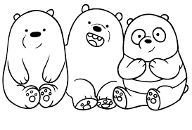 Drawing Dei We Bare Bears Coloring Page Cute Doodle Art Bear Coloring Pages Bear Sketch