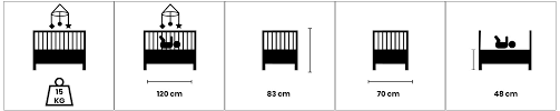 Kraft Madrid Donenceli Oyun Parki 70x110 Cm Gri Fiyati Ilke Bebe