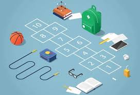 Sidewalk, driveway or any concrete surface to draw the game board. How To Play Hopscotch For Kids Rules Tips