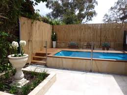 Above Ground Courtyard Pool Kit 4m X 1 9m Lifetime Structural Warranty Courtyard Pool Small Backyard Pools Small Pool Design