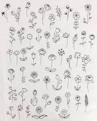 Simple flower sketches can be a helpful learning tool or a good way for artists to experiment with new materials. 30 Ways To Draw Flowers