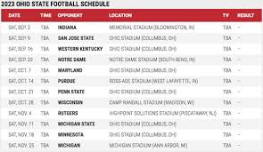 Dan Hope On Twitter Ohio State S Schedules For The 2022 And 2023 Seasons The Buckeyes Are Currently Slated To Play Eight Home Games In 2022 And Only Six Home Games In 2023