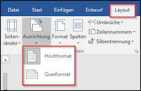 Maybe you would like to learn more about one of these? Wie Kann Ich In Word Eine Seite In Das Querformat Drehen Office Lernen Com