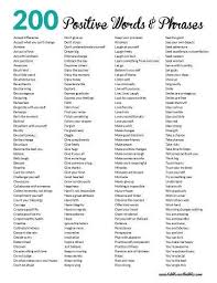 Amazing List Of 200 Positive Words And Phrases Great For Teachers Parents And Students Rock Quotes Positive Words Inspirational Words
