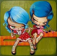 Pinkytoast Big Eyes Art Art Art Girl
