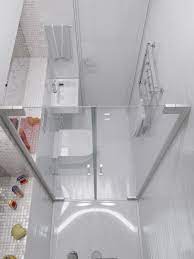 Sparkling White Apartment With Hideaway Home Offices Small Shower Room Bathroom Layout Small Bathroom