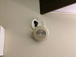 By choosing a smart smoke detector over a traditional smoke detector, you can take advantage of multiple innovative features and can connect to your home's monitoring system, making. Smoke Detector Hanging From Wall Picture Of Sleep Inn Billy Graham Parkway Charlotte Tripadvisor
