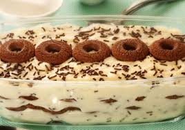 Calda De Chocolate Para Pavê Simples Receita De Pave Gelado De Chocolates Com Rosquinhas Receitas Pave Sobremesas