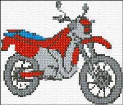 Go cross stitch crazy with our huge selection of free cross stitch patterns! Ann Logan 10 Free Patterns Online Motorbike 1275
