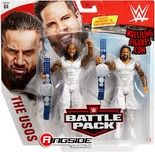 Play inside and outside the ring with the huge crane that rotates 360 degrees and also use it to raise and lower the cage to capture wwe superstar figures. The Usos Jimmy Uso Jey Uso Wwe Battle Packs 64 Wwe Toy Wrestling Action Figures By Mattel