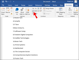If you need a drop down field added to your form go ahead and insert the drop down control. How To Create A Checklist In Microsoft Word