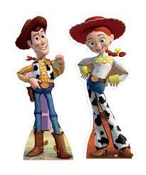 Unleash the little ones' imagination and creativity by helping them relive and continue the incredible adventures of buzz, woody, jessie and the whole gang! Lifesize Cardboard Cutout Set Of Woody And Jessie Toy Story Buy Cutouts Standees At Starstills Com