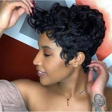 A middle parting is a great and quick way to switch up your hairstyle without needing to change your entire look.the added beauty of having curly hair is that a center part seldom looks very harsh as the curls help soften the style. Fashion Afro Women Short Kinky Curly Wig Wavy Daily Party Hair Wigs Best Price Online Jumia Kenya
