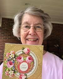 Today's winner is Jan Murray! We have enjoyed seeing your sweet posts!  Please send us a direct message with your address! Jan shared, "“Friends  Who Love Anna Griffin Inc (FWLAG )” has