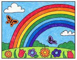 How To Draw A Rainbow Art Projects For Kids In 2020 Rainbow Drawing Rainbow Art Kids Art Projects