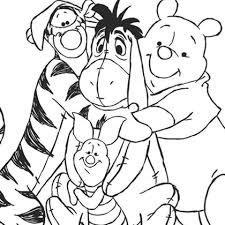 Coloriage Winnie Et Ses Amis Winnie The Pooh Drawing Disney Coloring Pages Winnie The Pooh