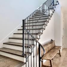 I am so excited to finally have this project finished! China Customized Luxury Indoor Wrought Iron Stair Railing Design Interior Stair Railings Photos Pictures Made In China Com