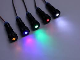 Wholesale 12v Led Indicator Lights Aluminum Panel Mount