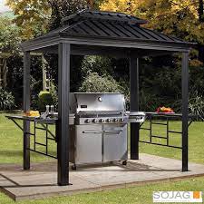 These plans come in a step by step a3 document paper and will be available to. Sojag Messina 6ft X 8ft 1 82 X 2 43m Grill Shelter With Galvanised Steel Roof Costco Uk