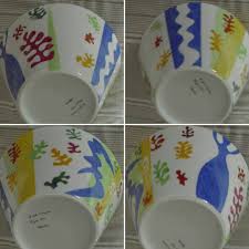 Nspire De Matisse Saladier Pour La Grande Famille De Zabeth Peinturesurporcelaine Porcelaine Handmade Handpai Peinture Sur Porcelaine Matisse Porcelaine