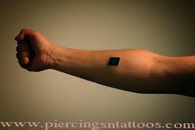Black Square Tattoo Rechteckiges Tattoo Form Tattoo Geometrisches Tattoo