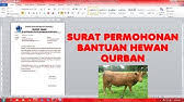 Pendahuluan assalaamu'alaikum wa rahmatullaahi wa barakaatuh hari idul adha adalah merupakan puncak dari ibadah haji. Cara Buat Proposal Langsung Jadi Permohonan Bantuan Youtube
