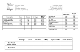 Free pay stub template for household employers. 62 Free Pay Stub Templates Downloads Word Excel Pdf Doc