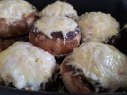 Champignons Farcis Au Boursin Et Jambon En 2020 Jambon Recette Champignon Farci Au Boursin Champignons Farcis